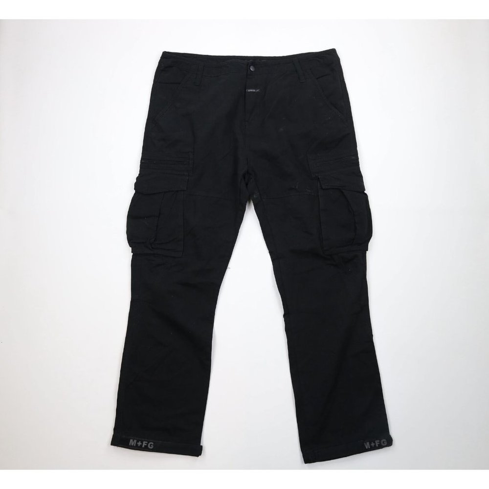 Vintage 90s Marithe Francois Girbaud Mens 42x34 Regular Fit Strap Cargo Pants